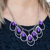 Tango Tempest - Purple Necklace