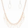 Fringe Finale - Rose Gold Necklace