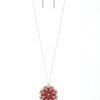 Spin Your PINWHEELS - Red Necklace