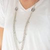 Dare To Dazzle - Silver Necklace