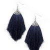 Tassel Tempo - Blue Earrings