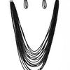 Peacefully Pacific - Black Necklace