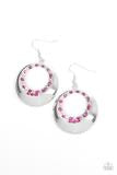 Ringed In Refinement Pink Earring