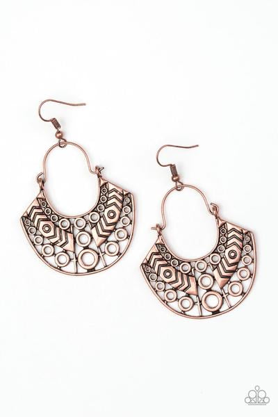 Indigenous Idol - Copper Earrings