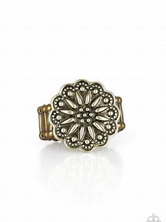 Desert Sunflower Brass Ring