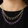 Dainty Distraction - Purple Necklace