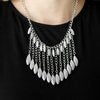 Venturous Vibes - Silver Necklace